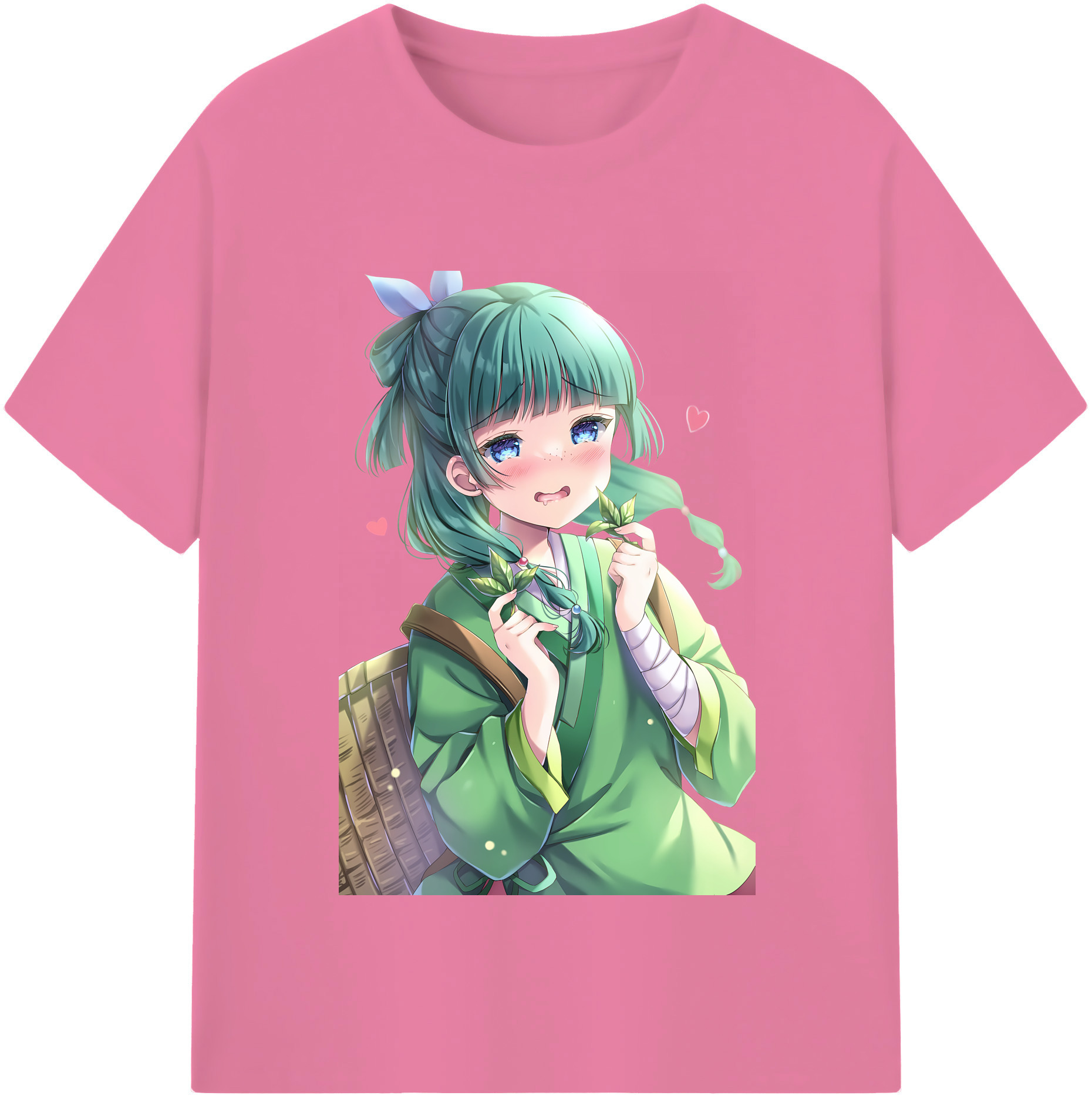 （画像用） 薬屋のひとりごと The Apothecary Diaries 綿100％半袖Tシャツ（フロントプリント）